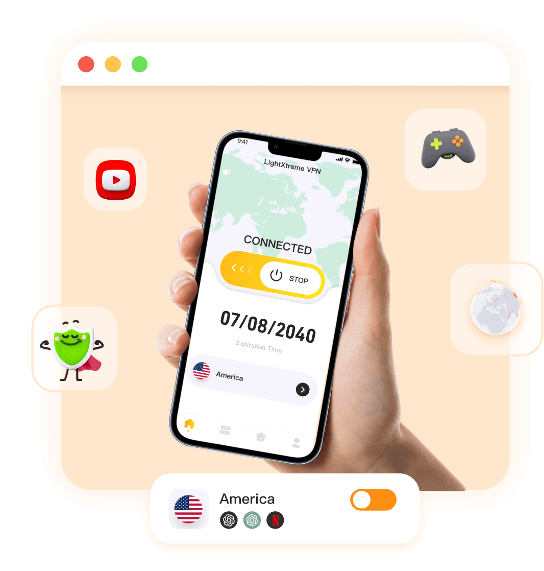 LightningX VPN app